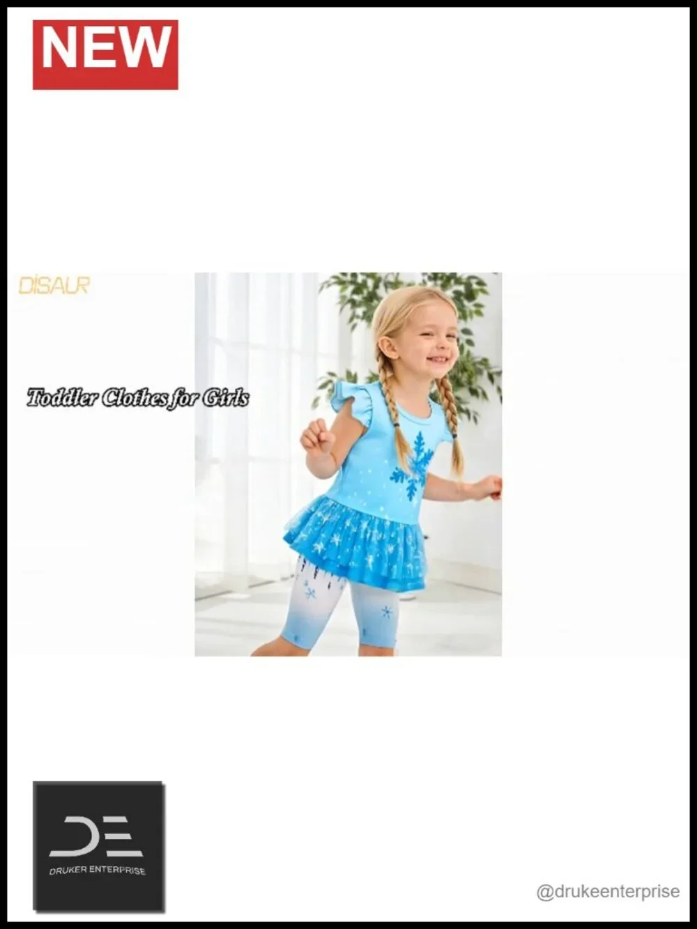 Toddler Girl Ruffle Short Sleeve Mesh Hem Top & Shorts Princess Set
